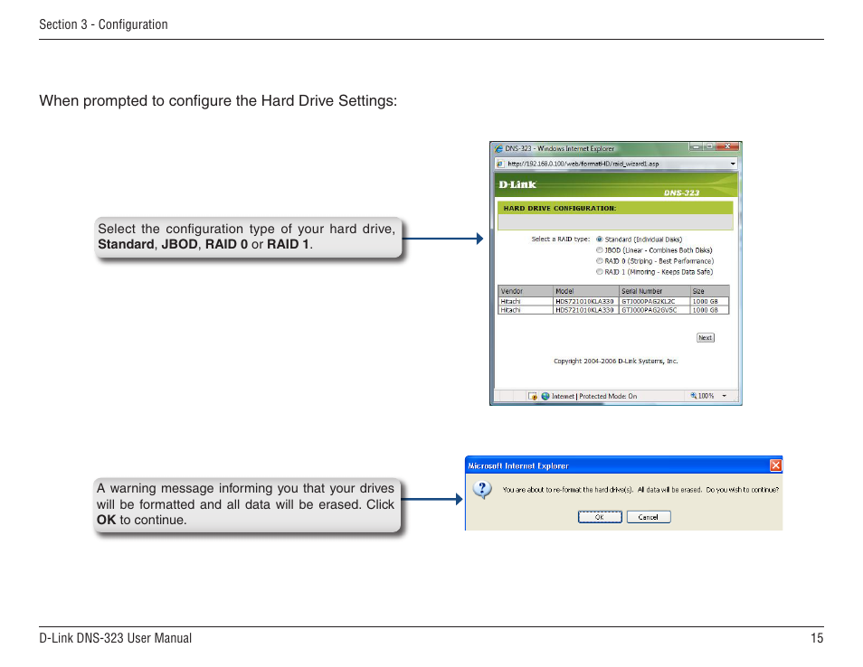 D-Link DNS-33 User Manual | Page 15 / 85