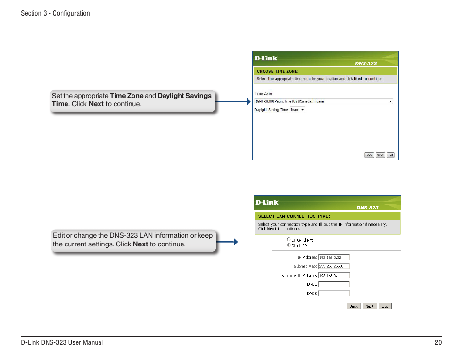 D-Link DNS-33 User Manual | Page 20 / 85