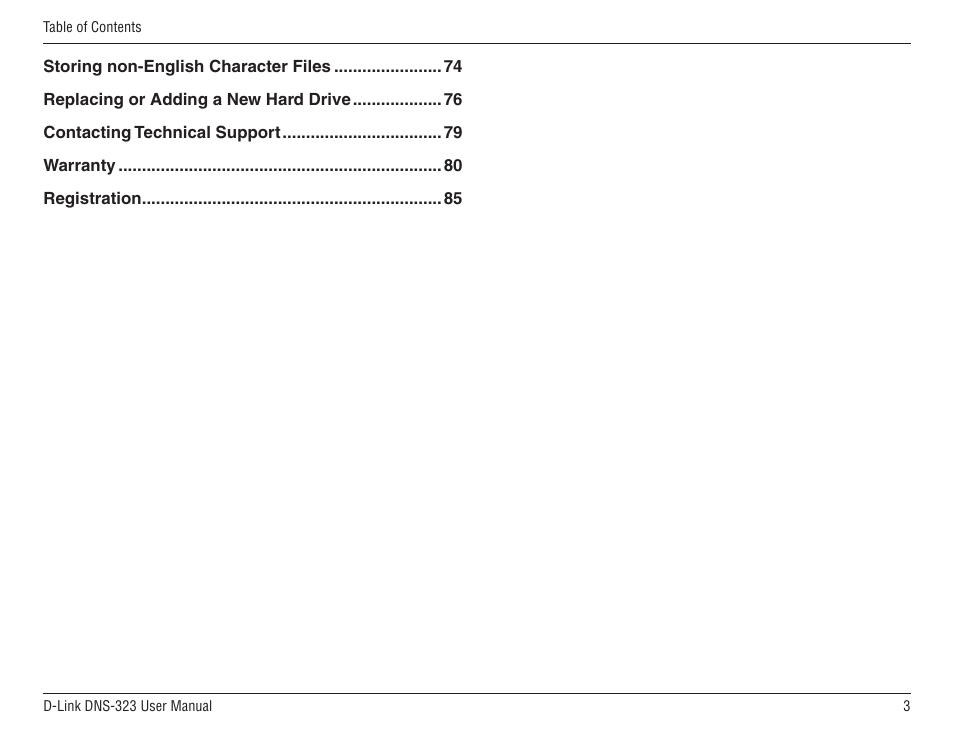 D-Link DNS-33 User Manual | Page 3 / 85