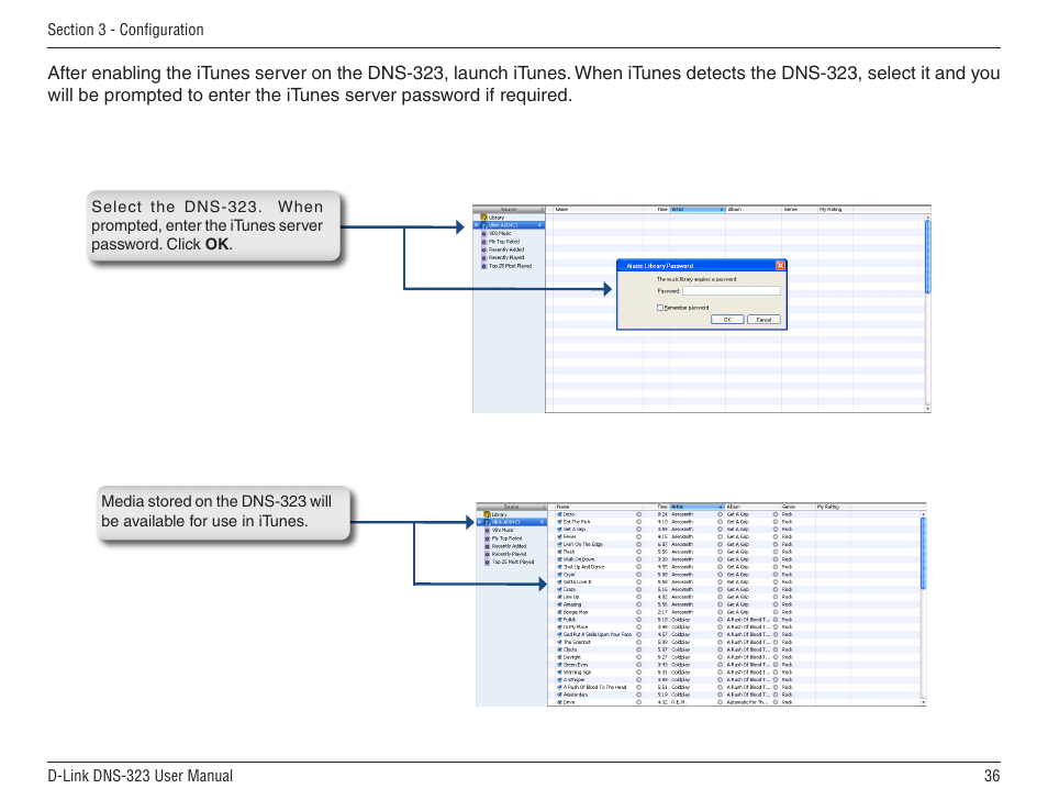 D-Link DNS-33 User Manual | Page 36 / 85