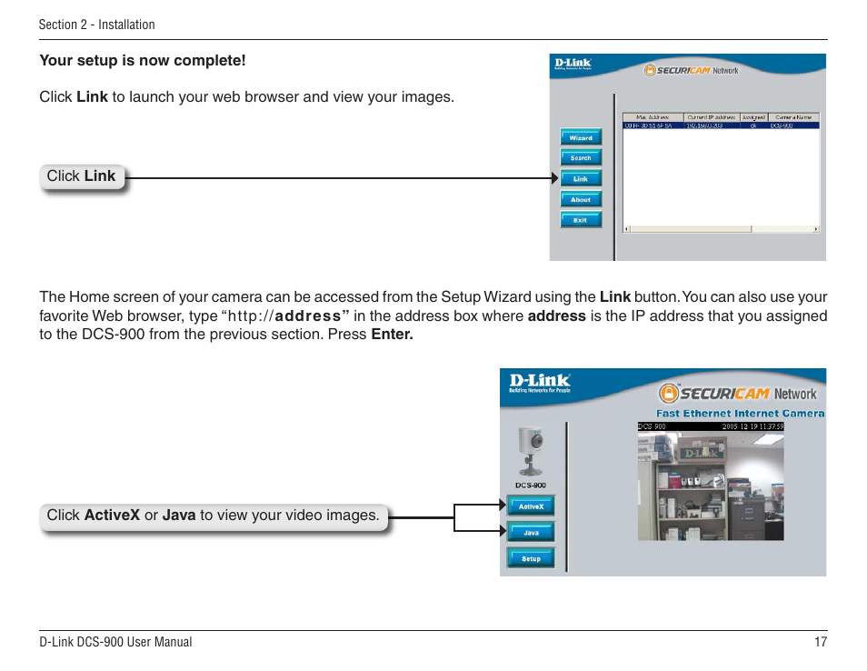 D-Link DCS-900 User Manual | Page 17 / 76