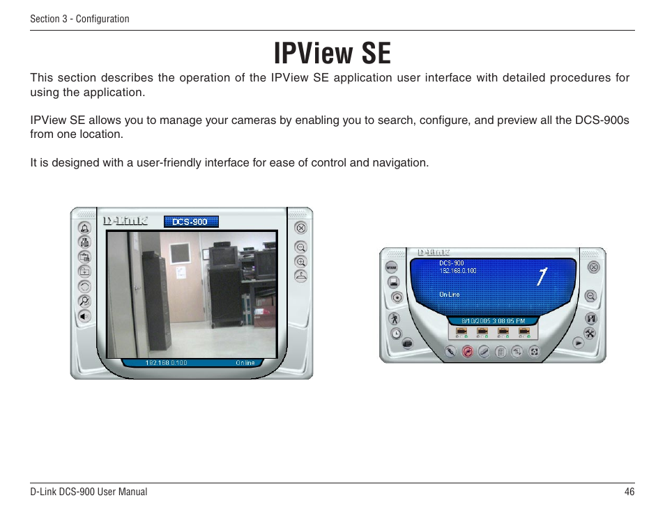 Ipview se | D-Link DCS-900 User Manual | Page 46 / 76