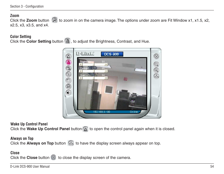 D-Link DCS-900 User Manual | Page 54 / 76