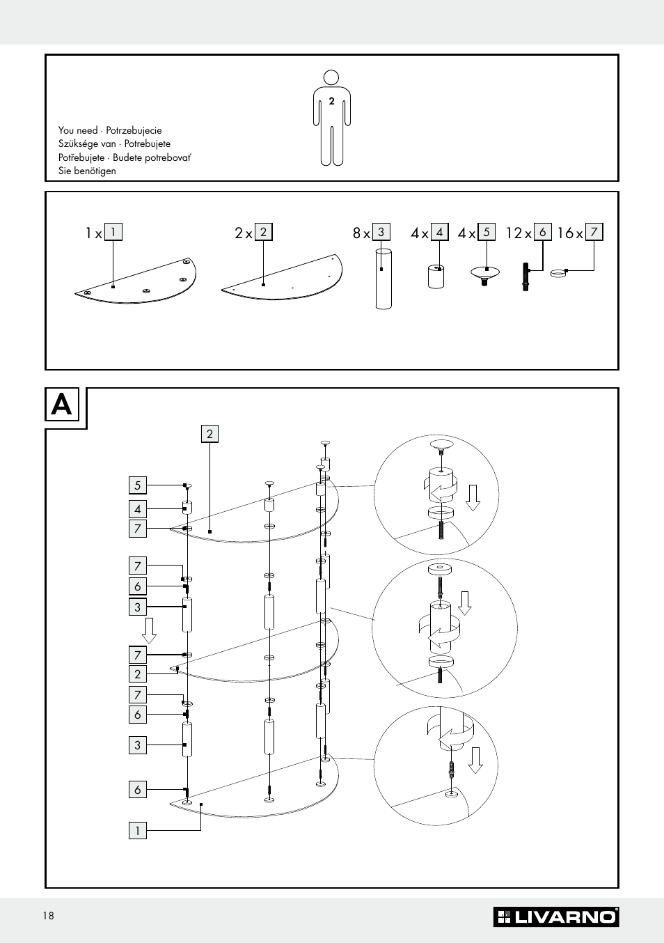 Livarno Z30369 User Manual | Page 18 / 20