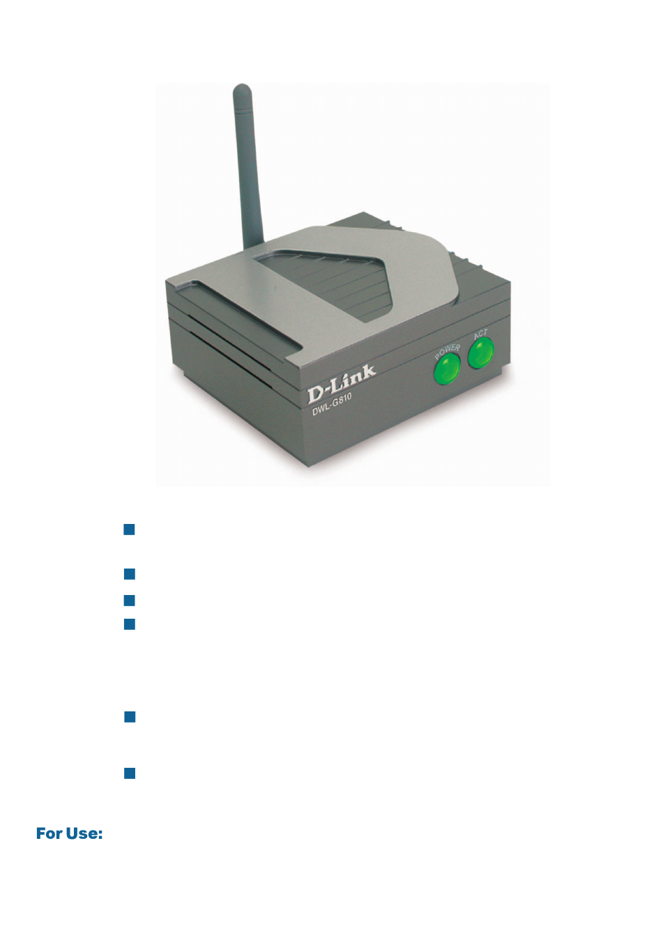 Package contents, Contents of package, System requirements for configuration | D-Link DWL-G810 User Manual | Page 3 / 28