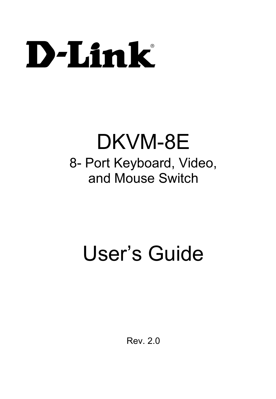 D-Link DKVM-8E User Manual | 30 pages