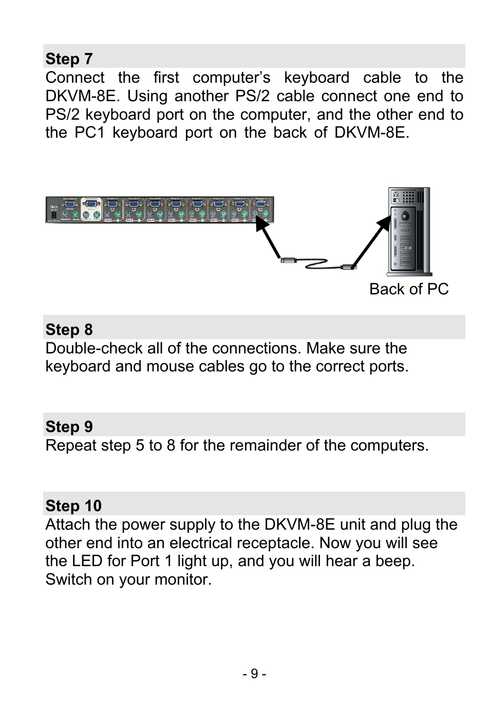 D-Link DKVM-8E User Manual | Page 11 / 30