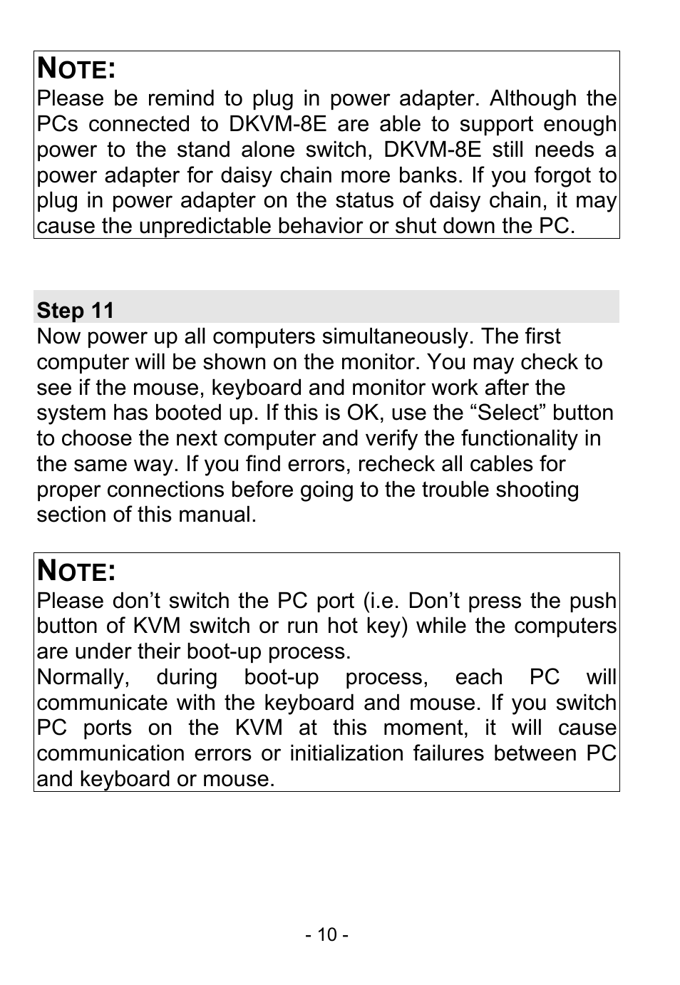 D-Link DKVM-8E User Manual | Page 12 / 30