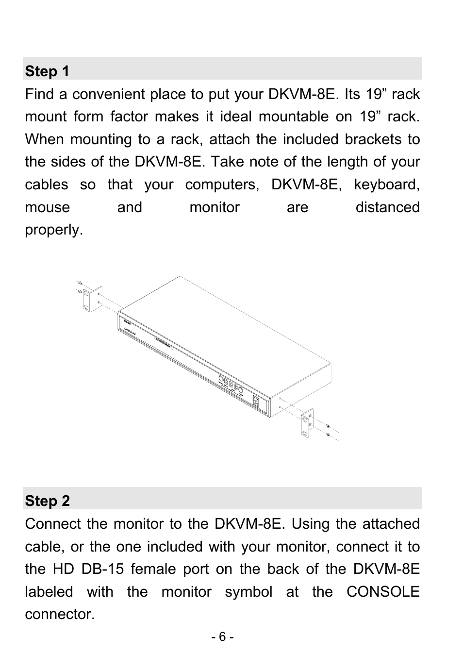 D-Link DKVM-8E User Manual | Page 8 / 30