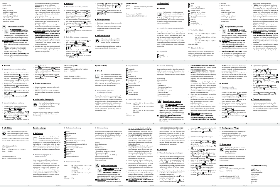 Livarno Z30507A Z30507B Z30507C User Manual | Page 2 / 2
