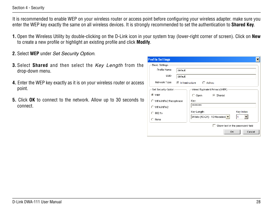 D-Link DWA-111 User Manual | Page 28 / 49