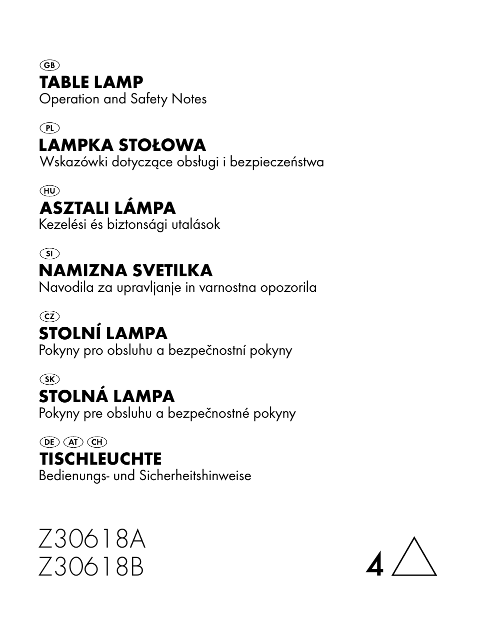 Livarno Z30618A-BS Z30618B-BS User Manual | 45 pages
