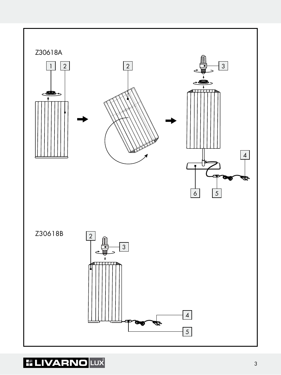 Livarno Z30618A-BS Z30618B-BS User Manual | Page 3 / 45