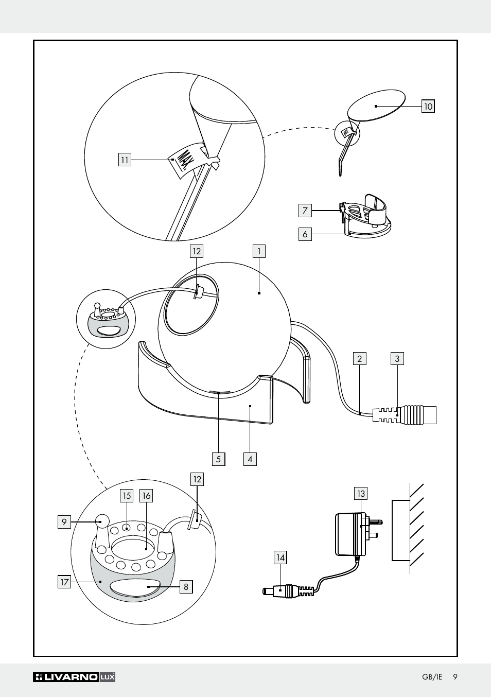 Livarno Z30591A-BS User Manual | Page 9 / 11