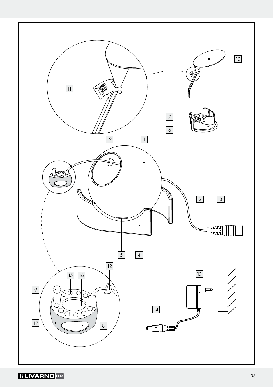 Livarno Z30591A-BS User Manual | Page 33 / 35