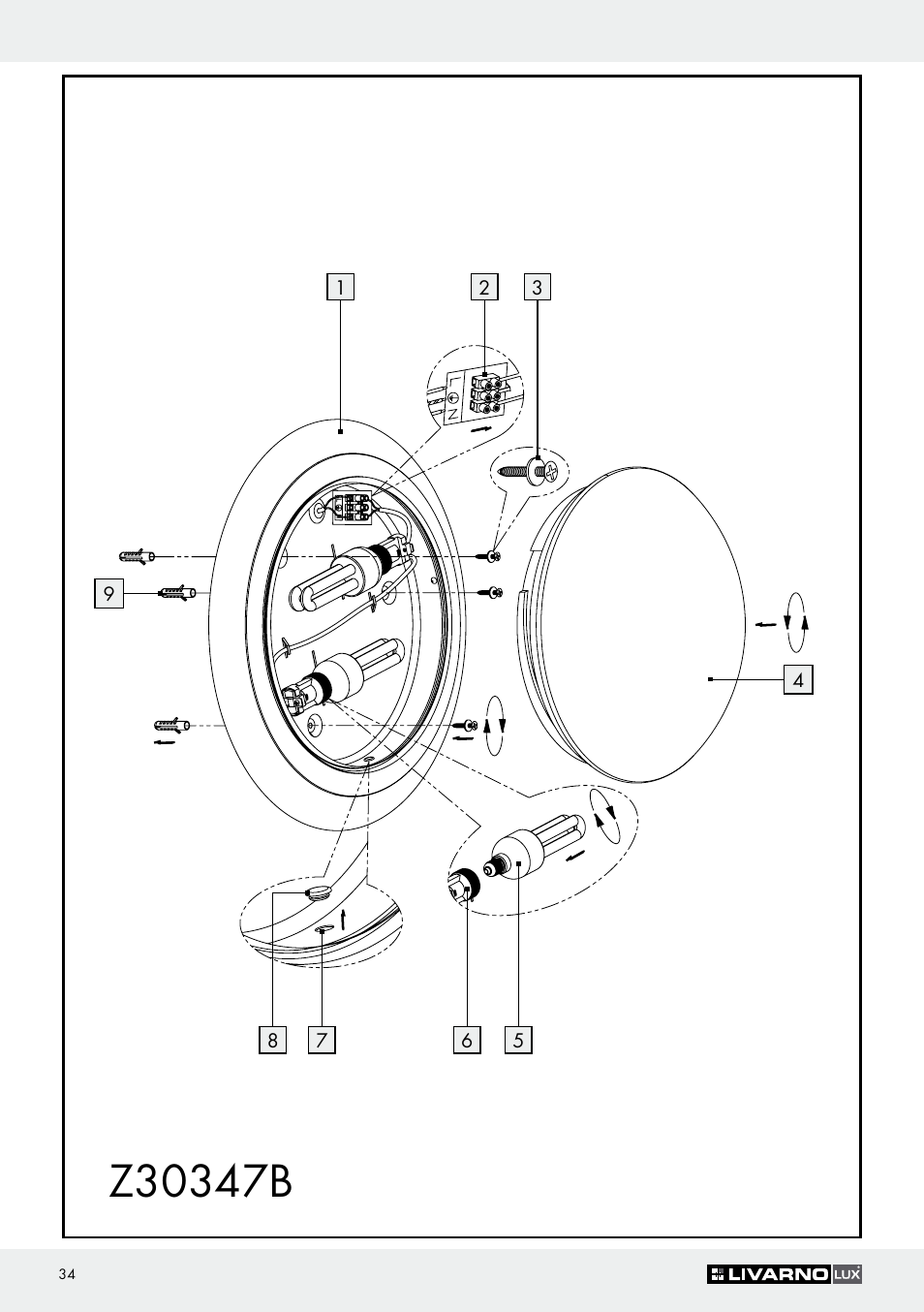 Livarno Z30347A Z30347B User Manual | Page 34 / 35