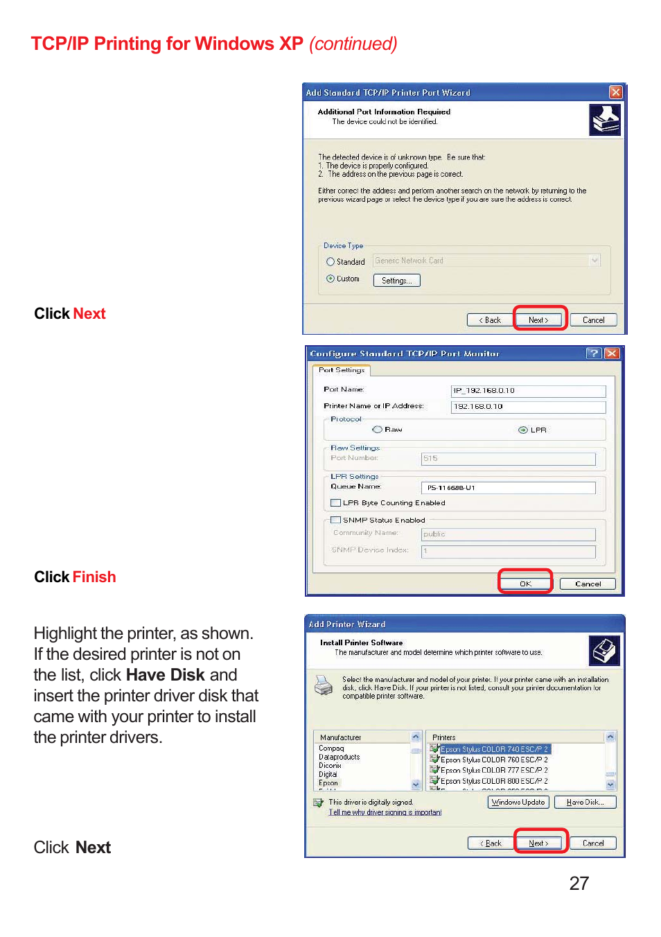 D-Link DP-311U User Manual | Page 27 / 76