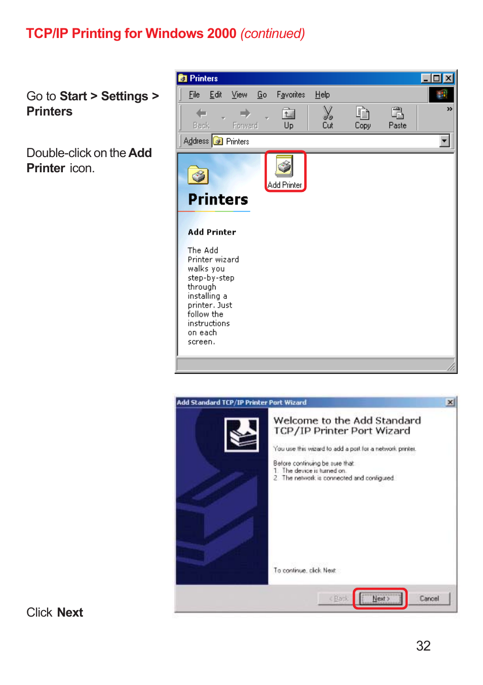 D-Link DP-311U User Manual | Page 32 / 76