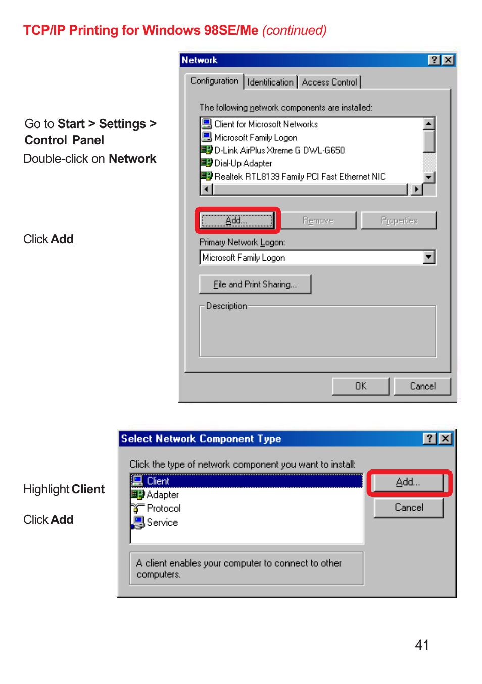 D-Link DP-311U User Manual | Page 41 / 76