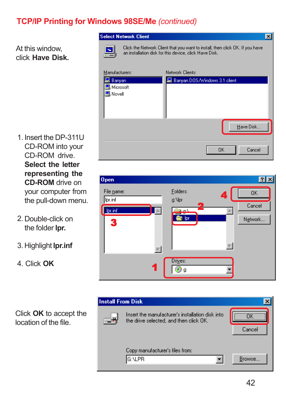 D-Link DP-311U User Manual | Page 42 / 76