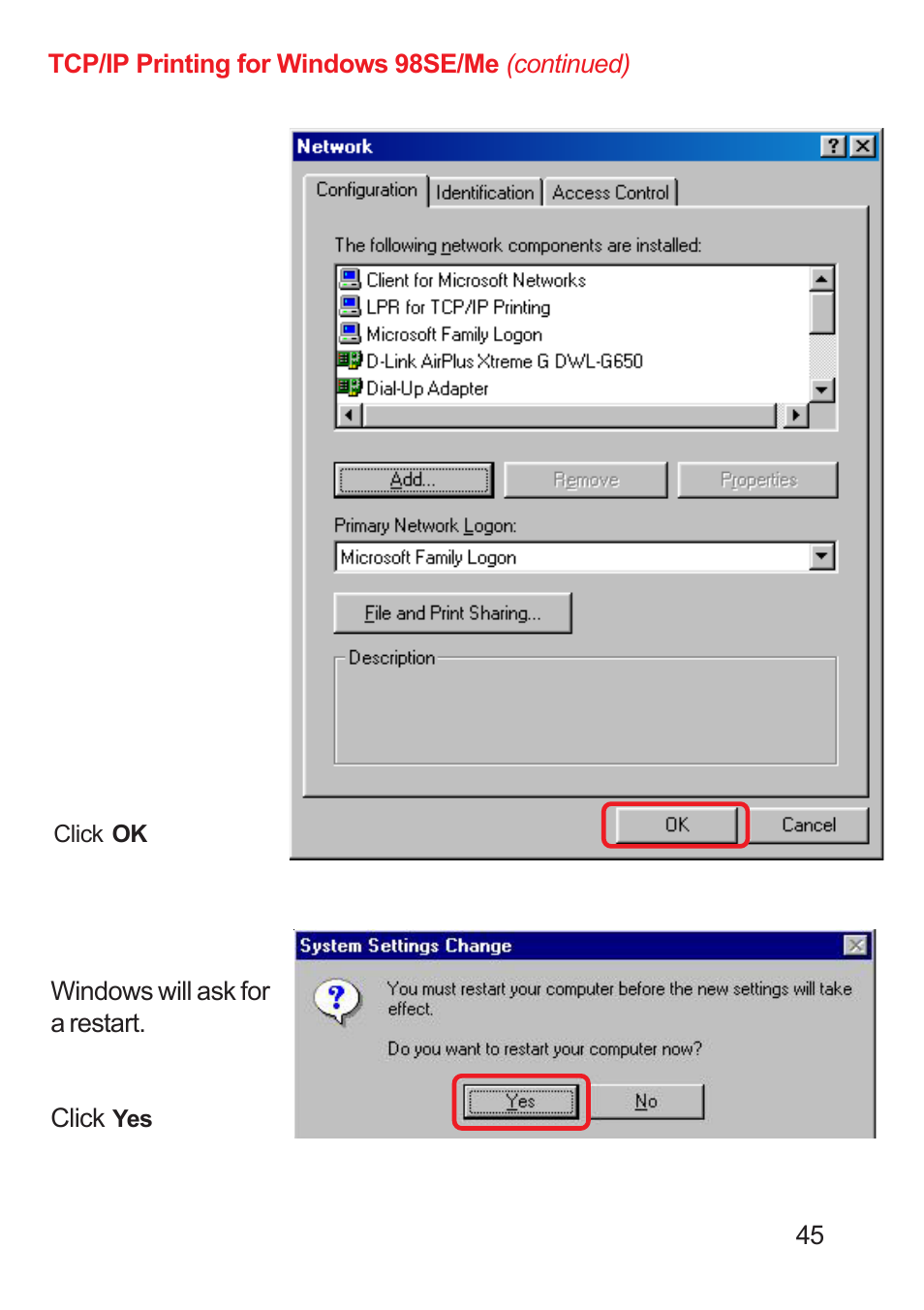 D-Link DP-311U User Manual | Page 45 / 76