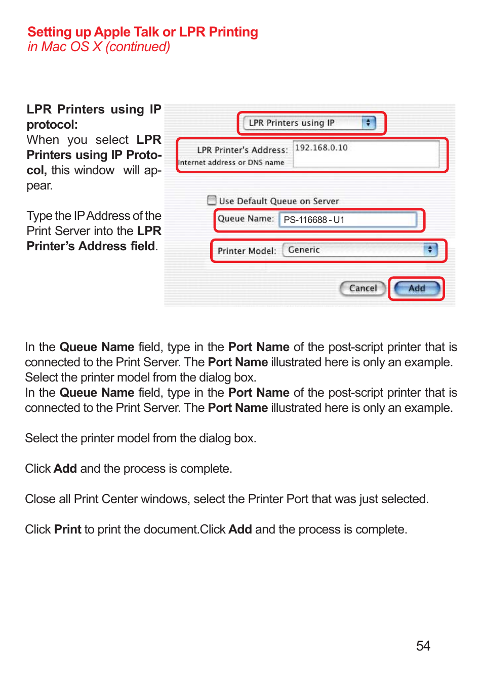 D-Link DP-311U User Manual | Page 54 / 76