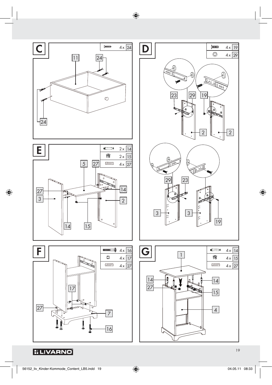 Ce f g | Livarno Z30613A/Z30613B User Manual | Page 17 / 18