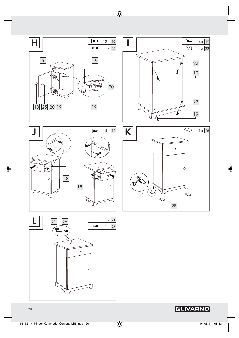 Ih j | Livarno Z30613A/Z30613B User Manual | Page 18 / 18