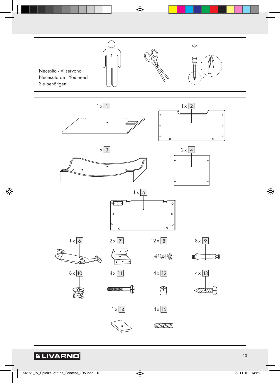 Livarno Z30612A-B User Manual | Page 11 / 13