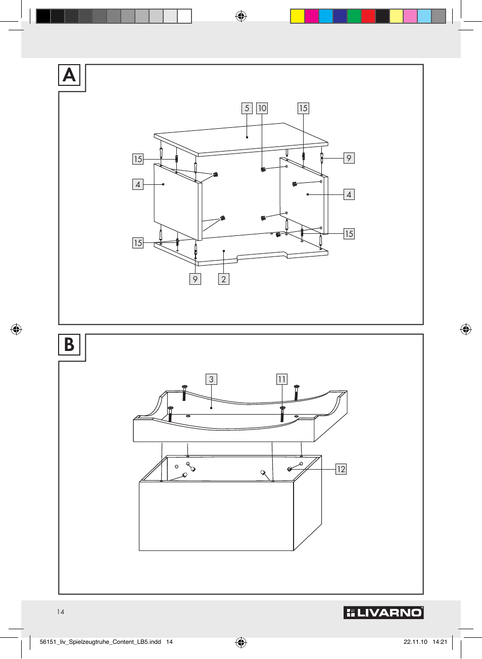 Livarno Z30612A-B User Manual | Page 12 / 13