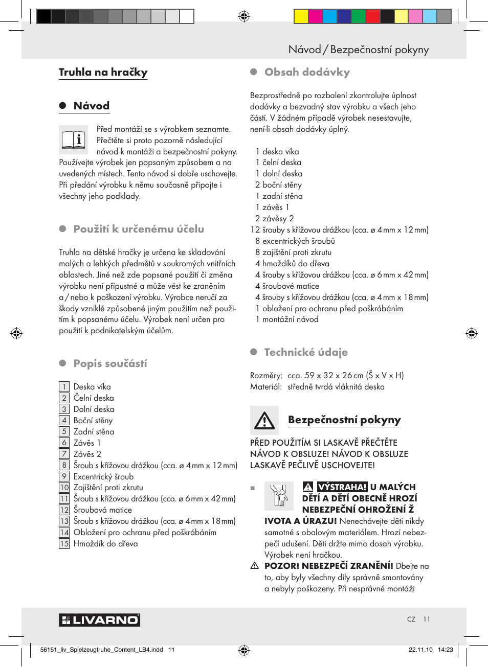 Livarno Z30612A-B User Manual | Page 9 / 17