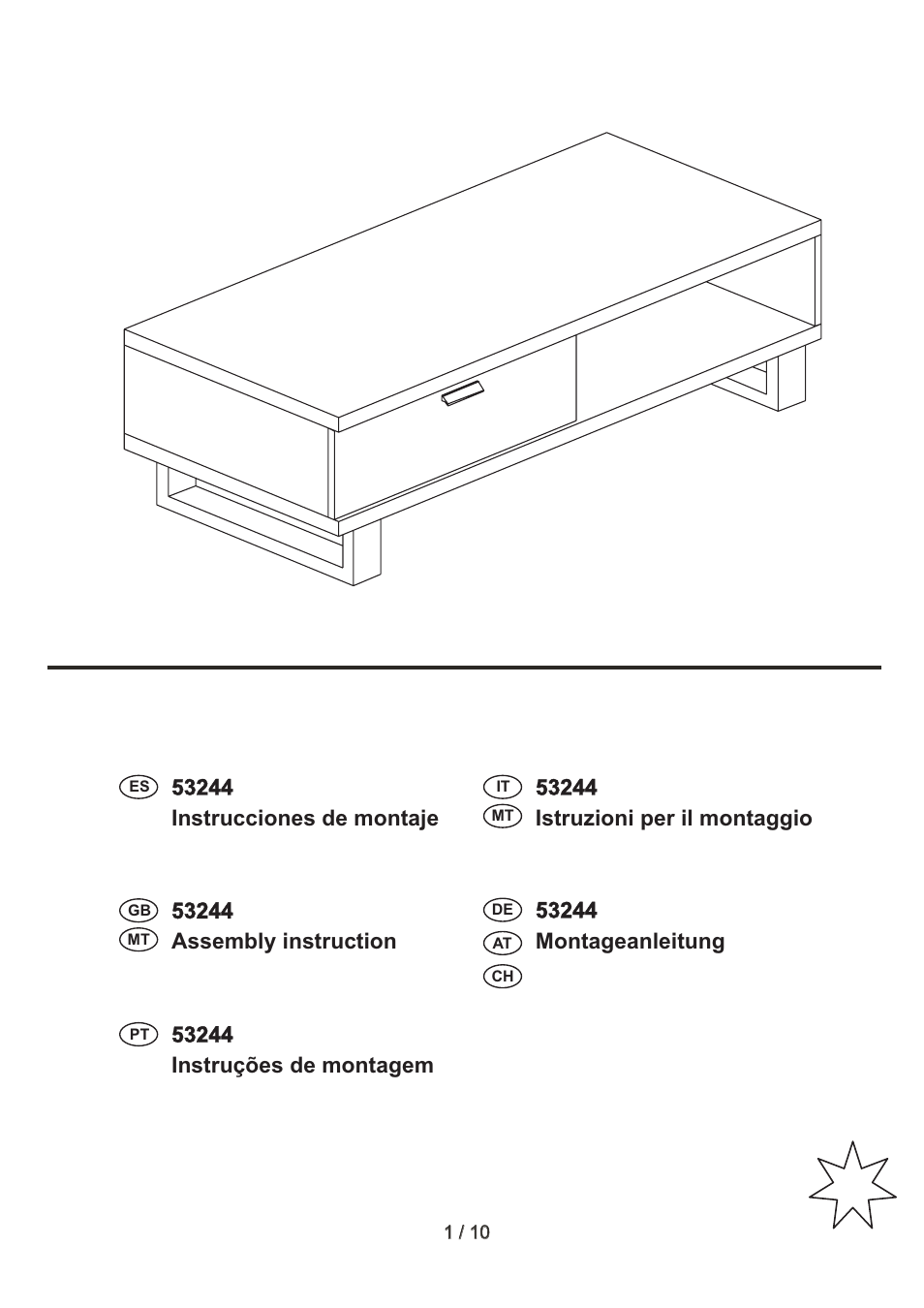 Livarno TV UNIT User Manual | 10 pages