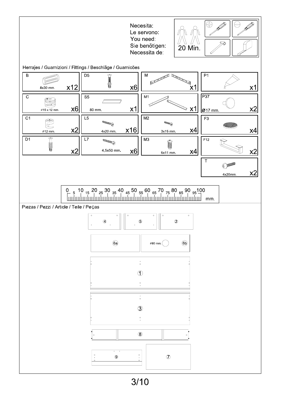 Livarno TV UNIT User Manual | Page 3 / 10