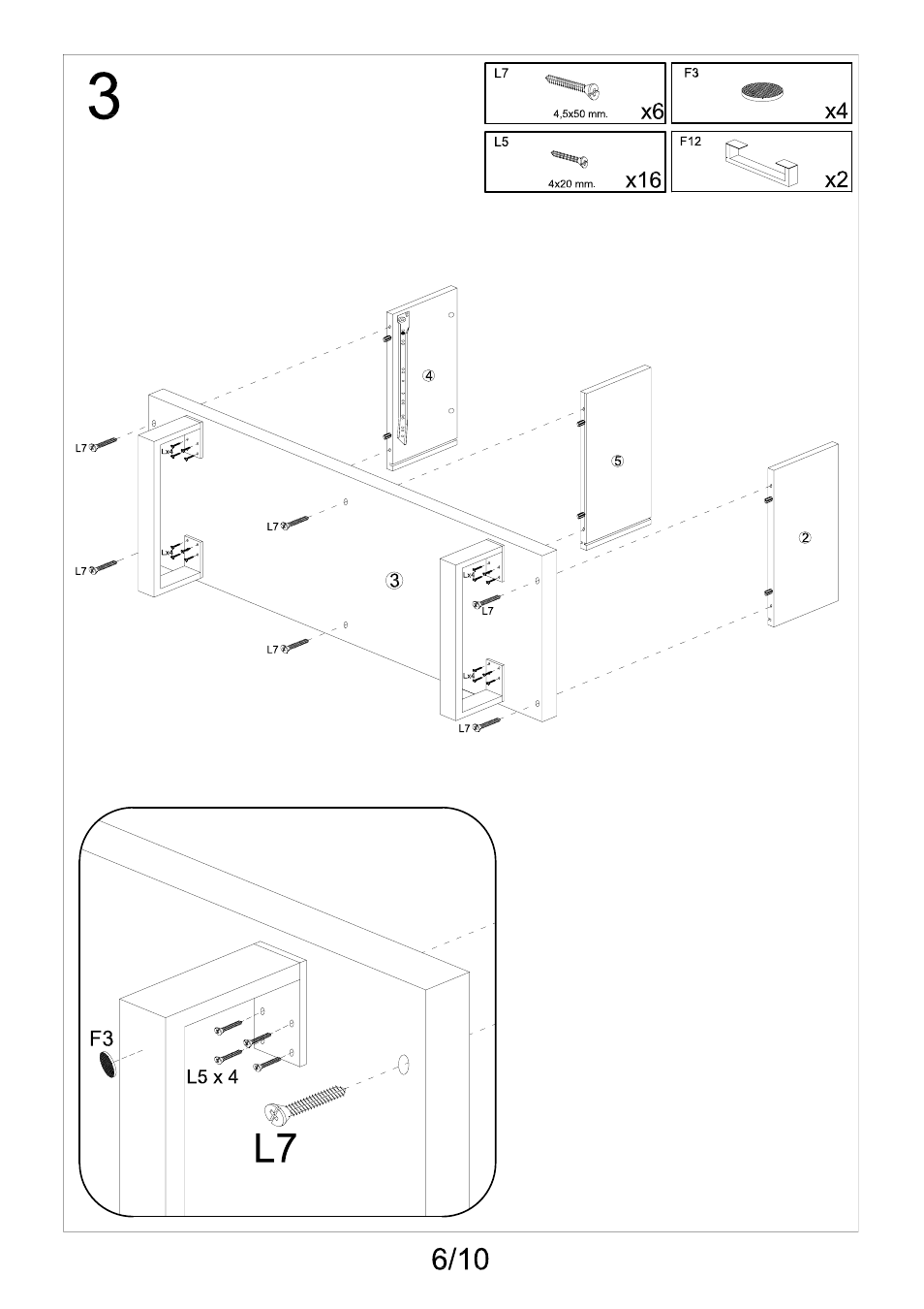 Livarno TV UNIT User Manual | Page 6 / 10