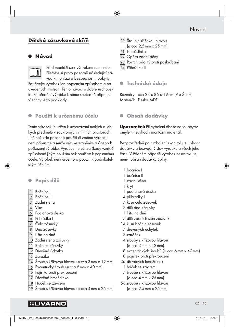 Livarno Z30614A/Z30614B User Manual | Page 13 / 24