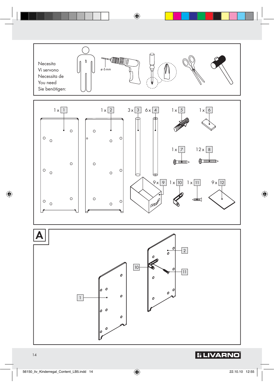 Livarno Z30611 A-B User Manual | Page 12 / 14
