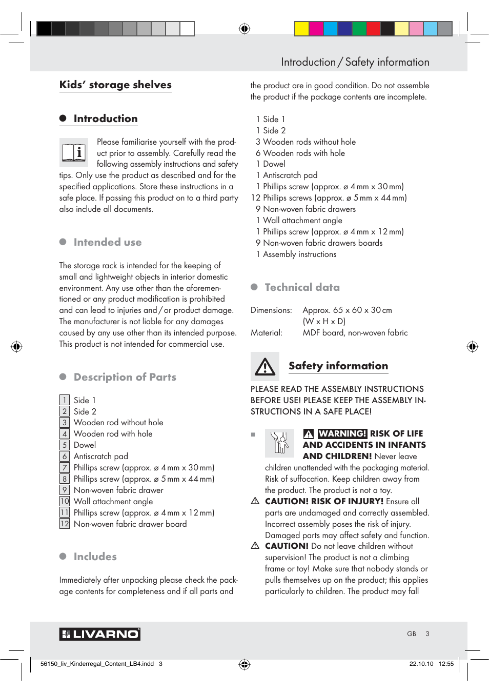 Livarno Z30611 A-B User Manual | 18 pages