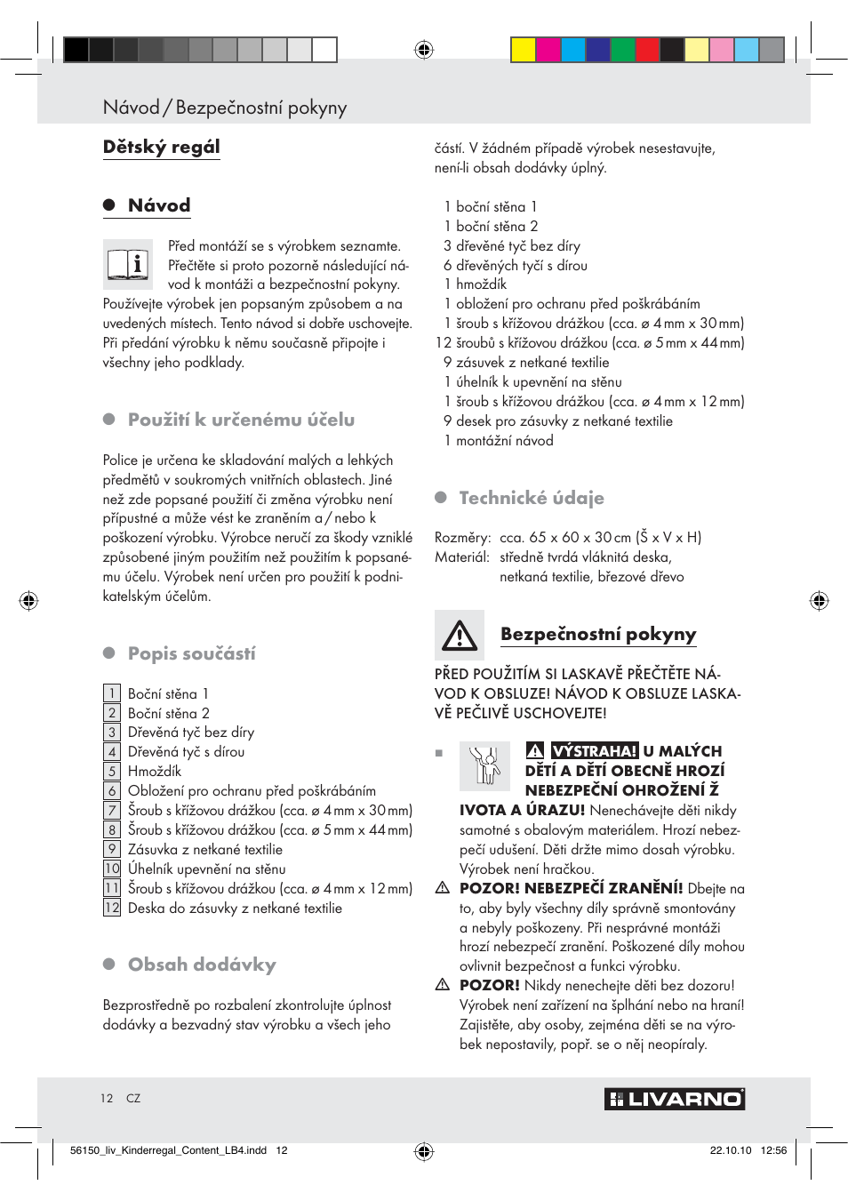 Livarno Z30611 A-B User Manual | Page 10 / 18