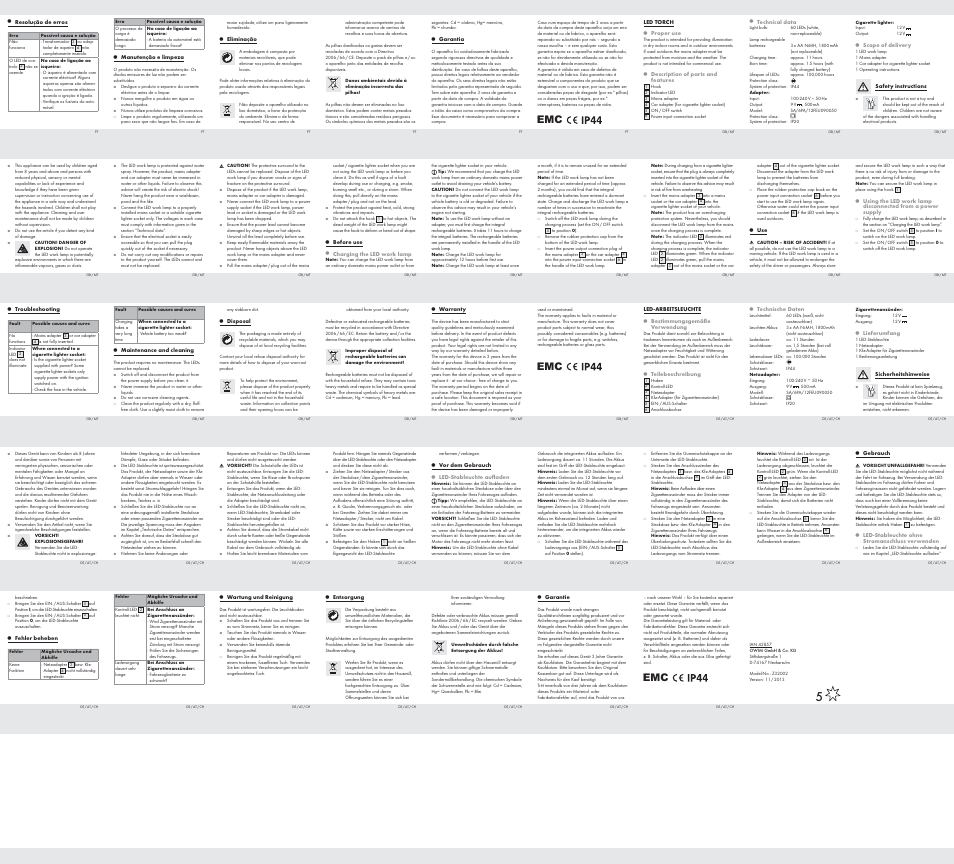 Livarno Z32002-BS User Manual | Page 2 / 2