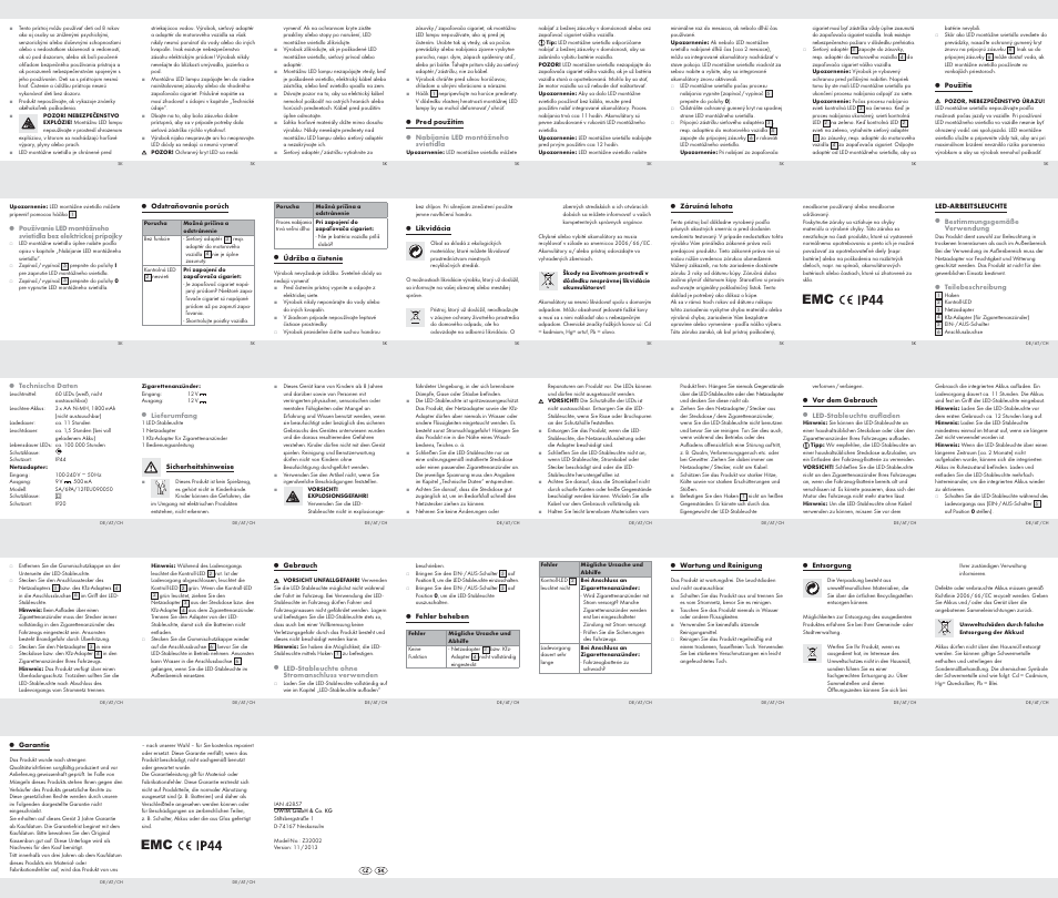 Livarno Z32002-BS User Manual | Page 2 / 2