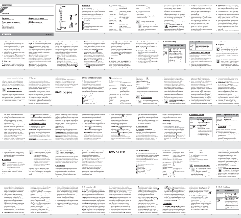 Livarno Z32002-BS User Manual | 2 pages