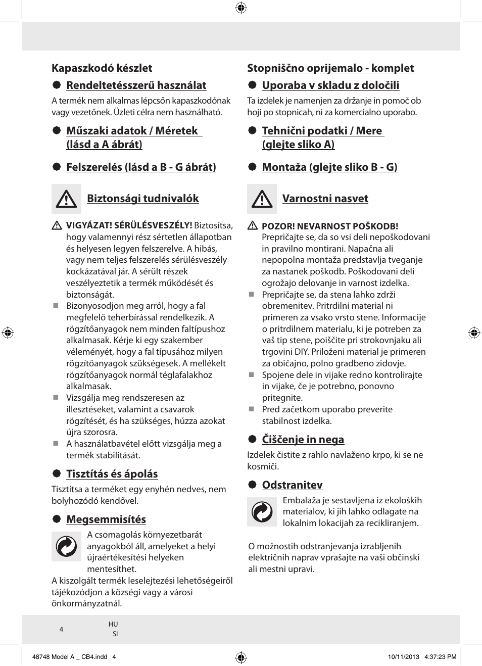 Livarno Z31415A User Manual | Page 4 / 10