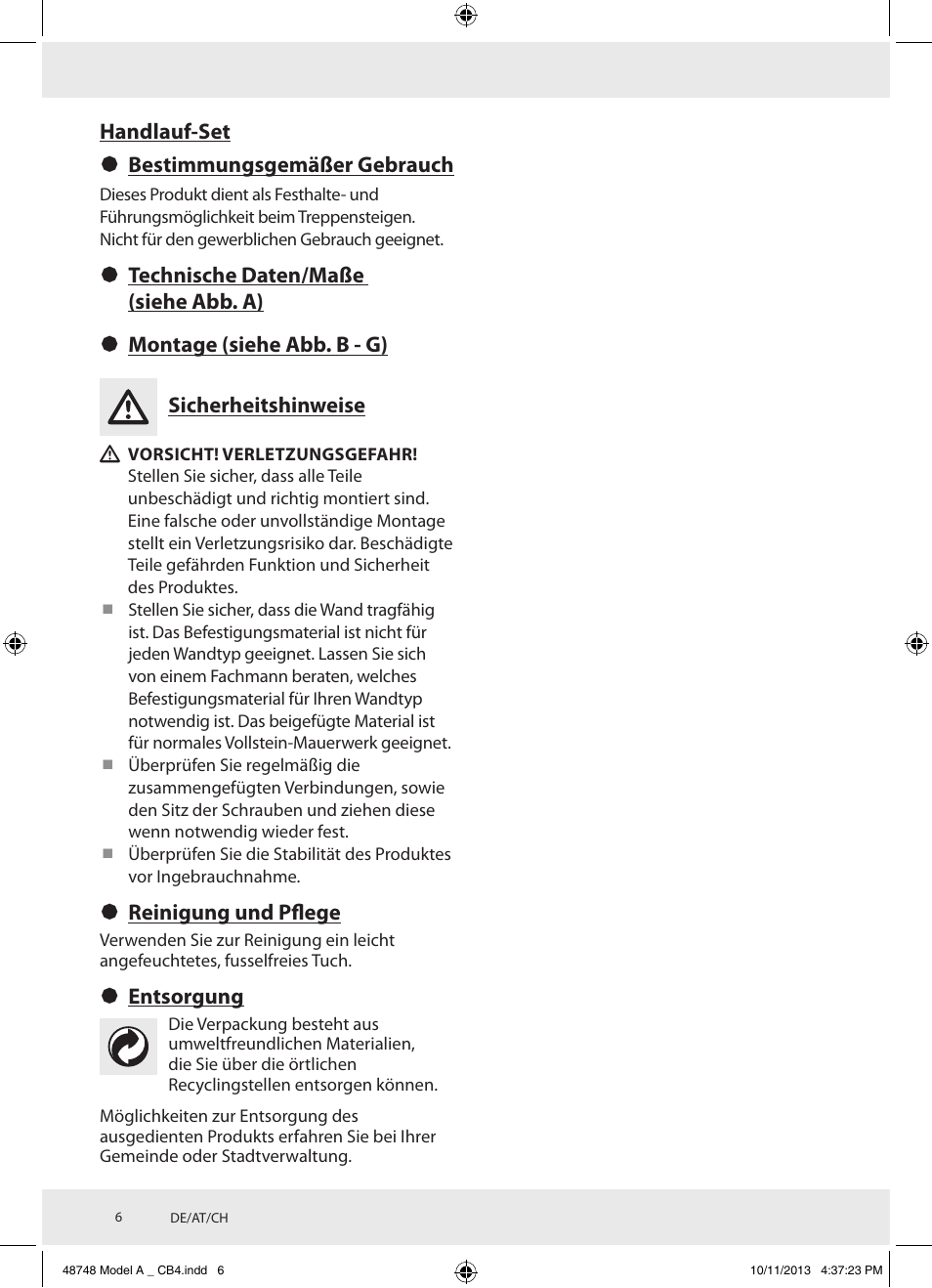 Livarno Z31415A User Manual | Page 6 / 10