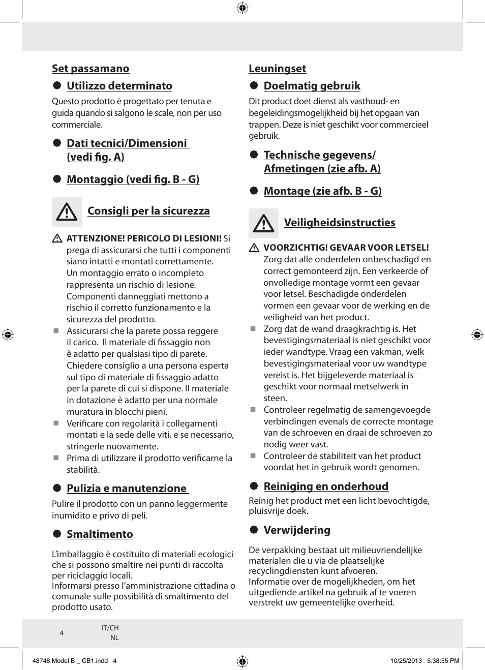 Livarno Z31415B User Manual | Page 4 / 8