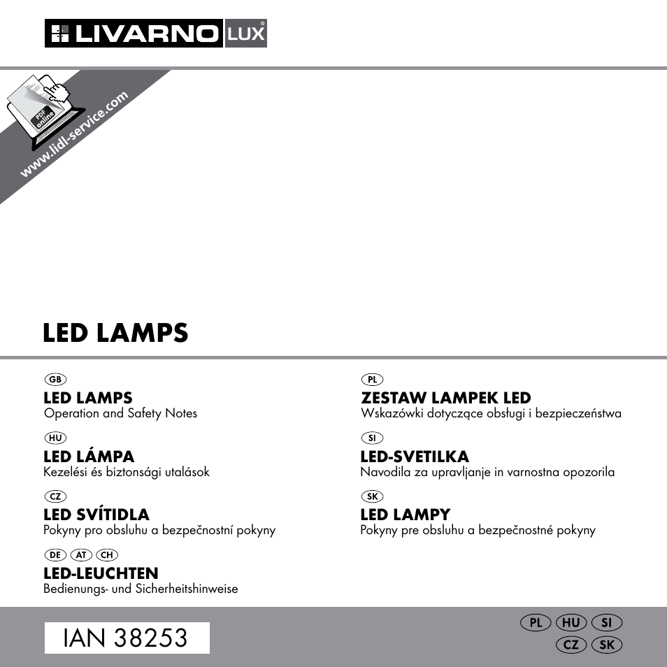 Livarno Z31170A /Z31170B User Manual | 32 pages