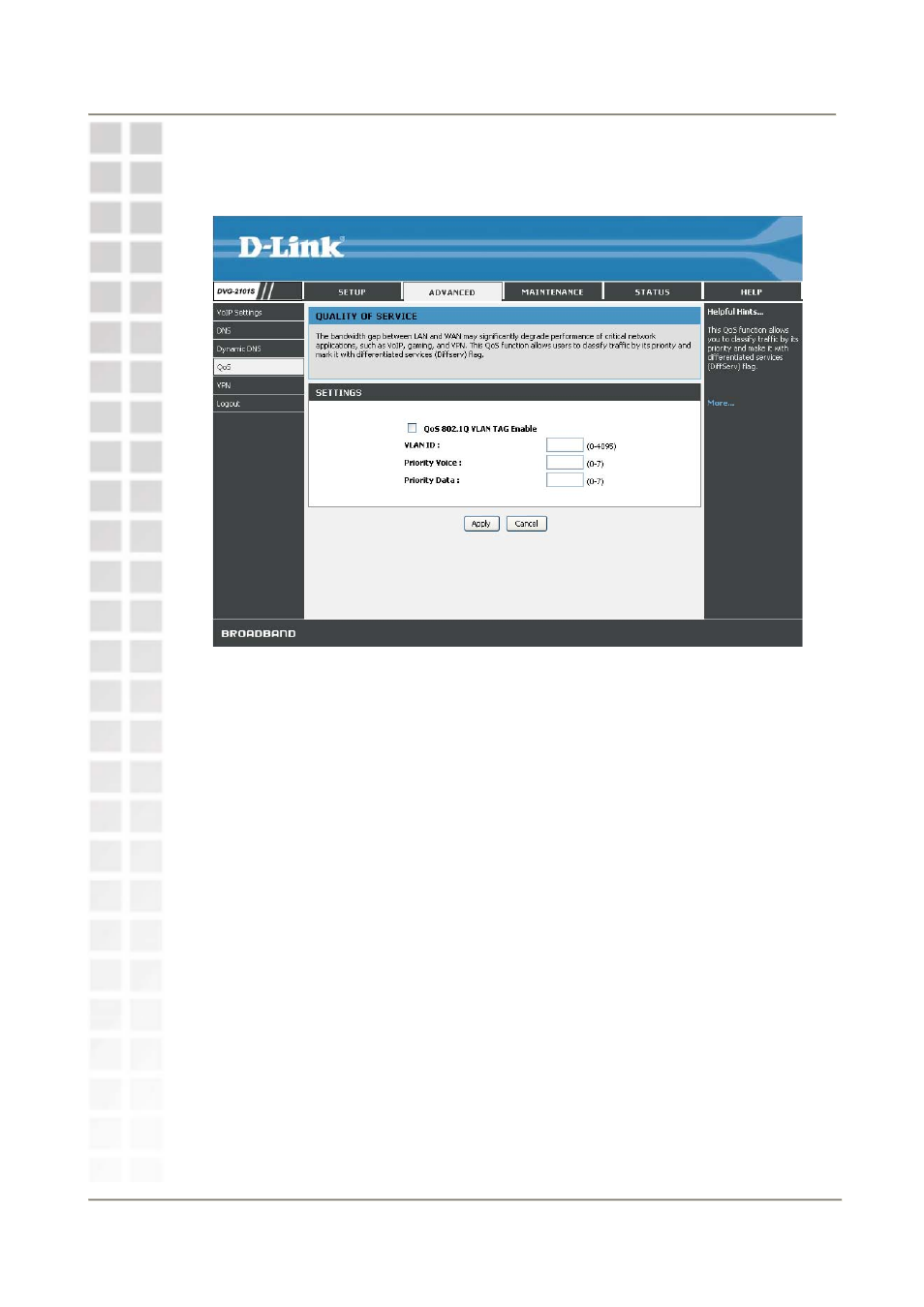D-Link DVG-2101S User Manual | Page 36 / 58