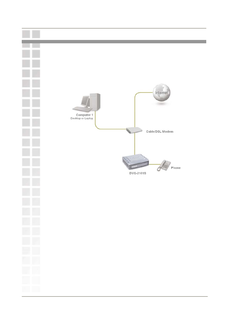 Hardware installation | D-Link DVG-2101S User Manual | Page 8 / 58