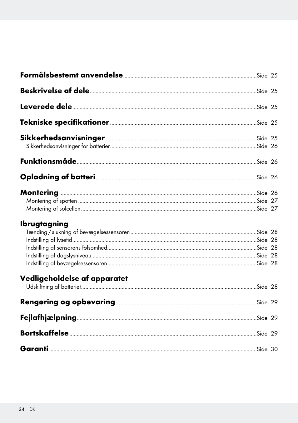 Livarno Z31171 User Manual | Page 24 / 55