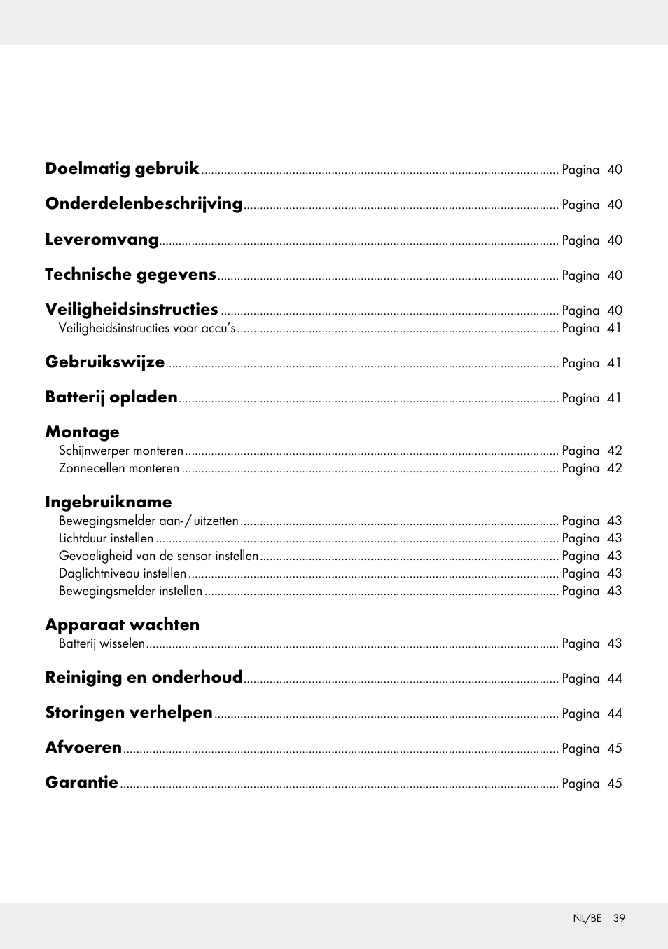 Livarno Z31171 User Manual | Page 39 / 55