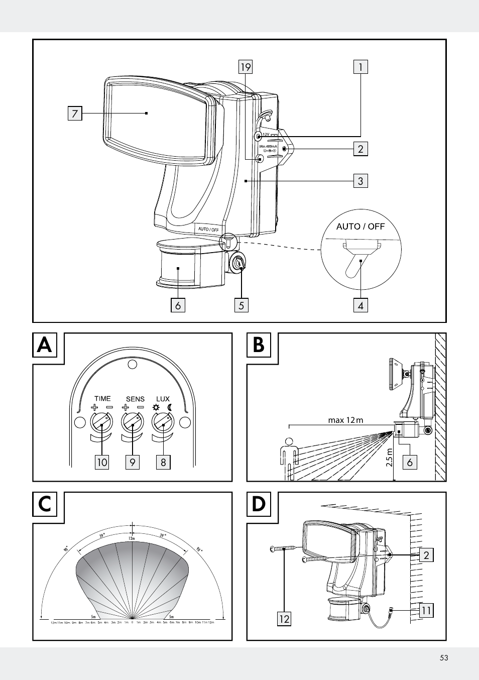 Livarno Z31171 User Manual | Page 53 / 55